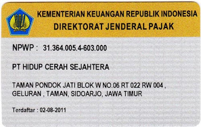 npwp perusahaan