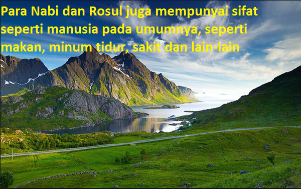 Sifat Jaiz Seorang Nabi dan Rasul Sifat Jaiz Seorang Nabi dan Rasul